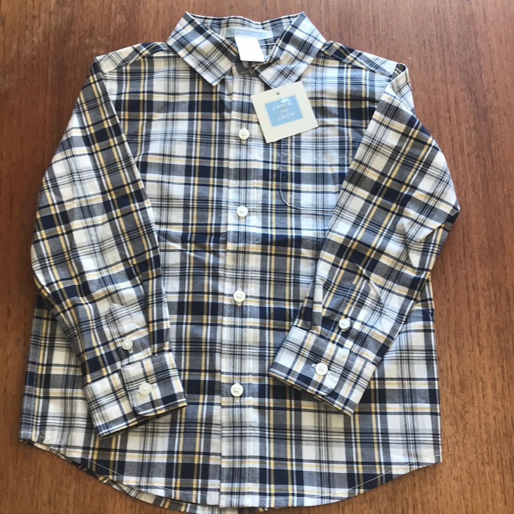 NWT Janie & Jack Button Down (size 3)